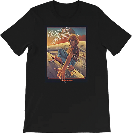 45RPM CADILLAC WHEELS SS TSHIRT MEDIUM BLACK