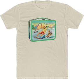 45RPM LUNCH BOX SS TSHIRT SMALL TAN