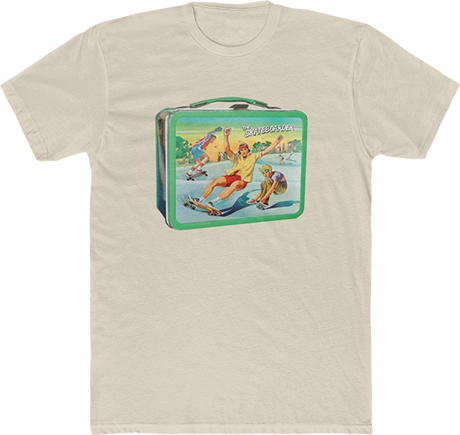 45RPM LUNCH BOX SS TSHIRT SMALL TAN