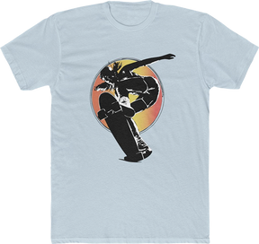 45RPM PERALTA SS TSHIRT SMALL LT. BLUE