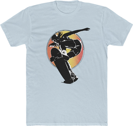 45RPM PERALTA SS TSHIRT SMALL LT. BLUE