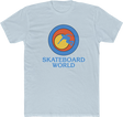 45RPM SKATEBOARD WORLD SS TSHIRT XLARGE LT. BLUE