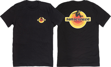 45RPM SONIC WAVE SS TSHIRT LARGE  BLACK