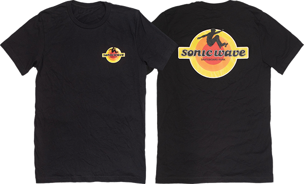 45RPM SONIC WAVE SS TSHIRT XLARGE BLACK