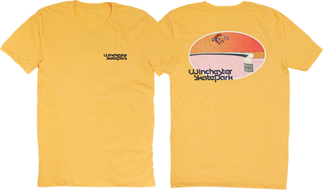 45RPM WINCHESTER SS TSHIRT SMALL YELLOW