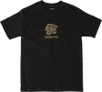 5BORO DEMON CAT SHORT SLEEVE TSHIRT MEDIUM BLACK/PEACH