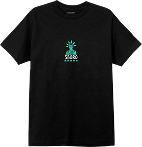 5BORO TOMAS REDREY LIBERTY SS TSHIRT SMALL BLACK