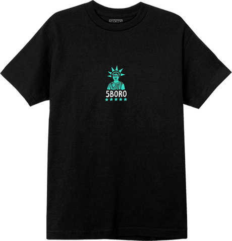 5BORO TOMAS REDREY LIBERTY SS TSHIRT SMALL BLACK