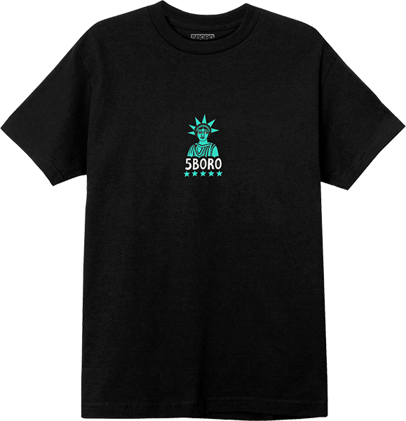 5BORO TOMAS REDREY LIBERTY SS TSHIRT SMALL BLACK