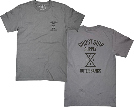 GHOST SHIP HOME TEAM SS TSHIRT MEDIUM GUNMETAL GREY
