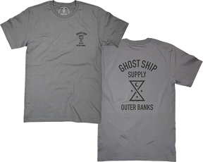 GHOST SHIP HOME TEAM SS TSHIRT XLARGE GUNMETAL GREY