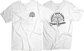 GHOST SHIP INSIGNIA SS TSHIRT MEDIUM-WHITE