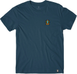 GIRL BEETLE BOSS TSHIRT SS TSHIRT SMALL HARBOR BLUE
