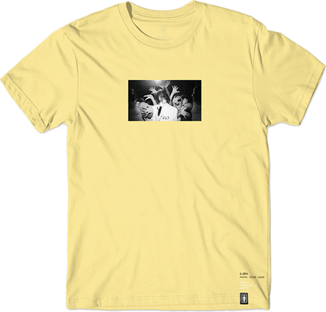 GIRL KAREN O SS TSHIRT XLARGE YELLOW
