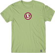 GIRL L7 LOGO SS TSHIRT SMALL PISTACHIO GRN