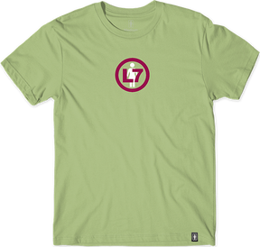 GIRL L7 LOGO SS TSHIRT SMALL PISTACHIO GRN