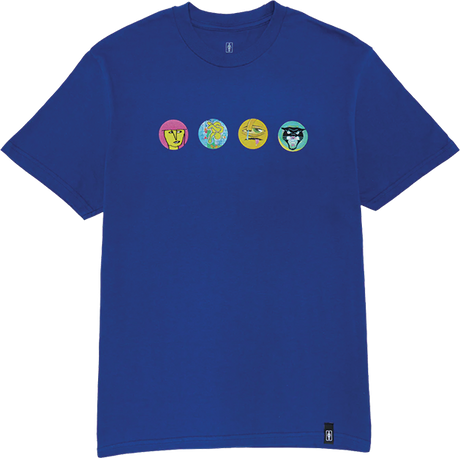 GIRL LEGENDS HEADS SS TSHIRT XLARGE-BLUE