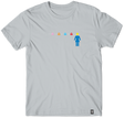 GIRL OG PAC-MAN MAZE SS TSHIRT SMALL SILVER