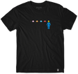 GIRL OG PAC-MAN MAZE SS TSHIRT LARGE BLACK