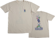 GIRL RAINBOW STACKED SHORT SLEEVE TSHIRT SMALL CREAM