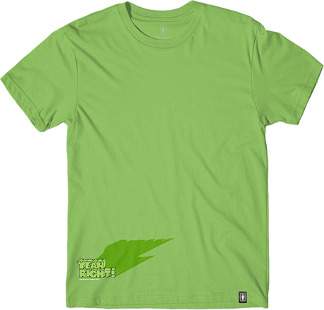GIRL YEAH RIGHT SHADOW SS TSHIRT MEDIUM LIME GREEN
