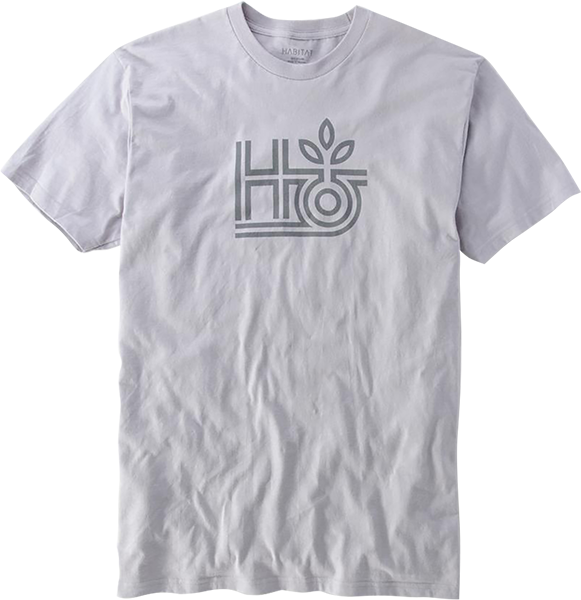 HABITAT MONOTONE POD SS TSHIRT SMALL SILVER