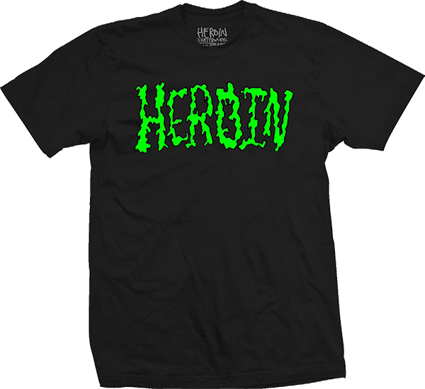HEROIN DEAD TOONS SS SMALL BLK