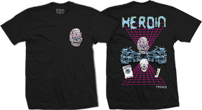 HEROIN JUNKYARD SS TSHIRT SMALL BLK
