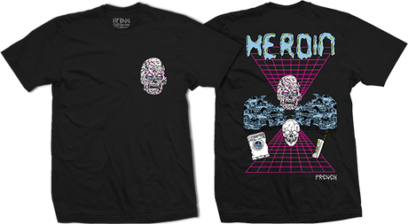 HEROIN JUNKYARD SS TSHIRT MEDIUM BLK