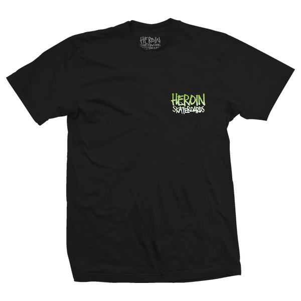 HEROIN PICKLED EGG SS TSHIRT MEDIUM BLK