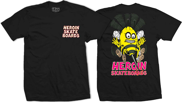 HEROIN STINGEE THINGEE SS TSHIRT SMALL BLK