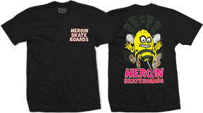 HEROIN STINGEE THINGEE SS TSHIRT SMALL BLK