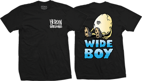 HEROIN WIDE BOY SS TSHIRT MEDIUM BLK