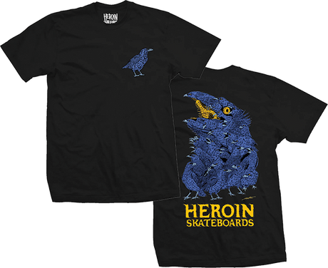 HEROIN CROW SS XLarge BLACK