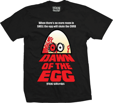 HEROIN DAWN OF THE EGG SS TSHIRT XXLARGE BLK