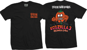 HEROIN EGGZILLA 3 SS TSHIRT MEDIUM-BLK