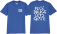 HEROIN FUCK DRUGS SS MEDIUM ROYAL BLUE