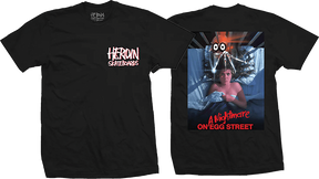 HEROIN NIGHTMARE ON EGG STREET SS TSHIRT MEDIUM BLK