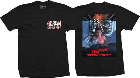 HEROIN NIGHTMARE ON EGG STREET SS TSHIRT LARGE BLK