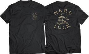 HARD LUCK OG LOGO SS SMALL BLK/GOLD