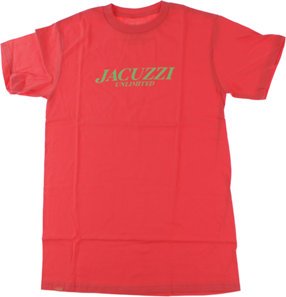 JACUZZI FLAVOR SS TSHIRT SMALL-CORAL SILK