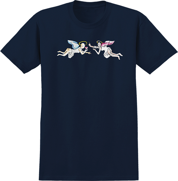 KROOKED ANGELS SS TSHIRT M-NAVY
