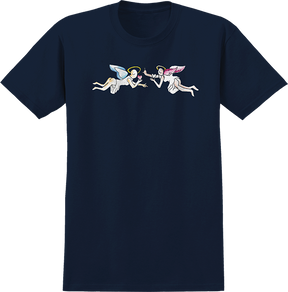 KROOKED ANGELS SS TSHIRT L-NAVY