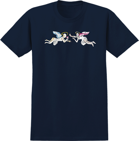 KROOKED ANGELS SS TSHIRT XL-NAVY