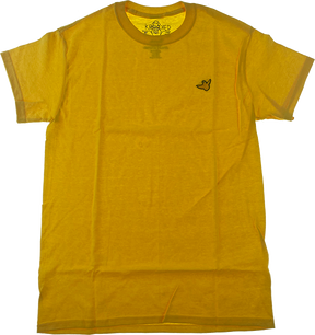 KROOKED BIRDIE EMB DAISY SS TSHIRT SMALL YEL