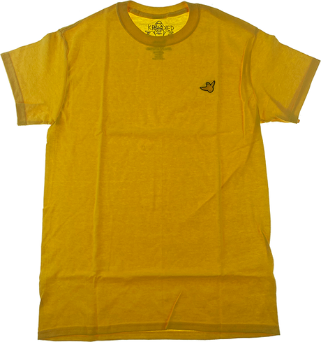 KROOKED BIRDIE EMB DAISY SS TSHIRT SMALL YEL