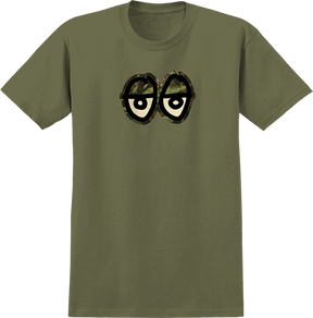 KROOKED EYES CAMO SS TSHIRT M-MILITARY GREEN