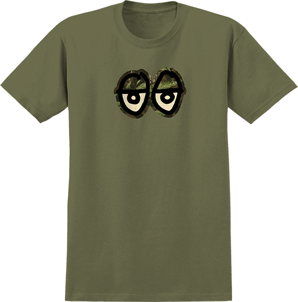 KROOKED EYES CAMO SS TSHIRT XXL-MILITARY GREEN