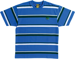 KROOKED EYES EMB STRIPE SS S-MULTI-COLOR/GREEN