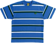 KROOKED EYES EMB STRIPE SS M-MULTI-COLOR/GREEN